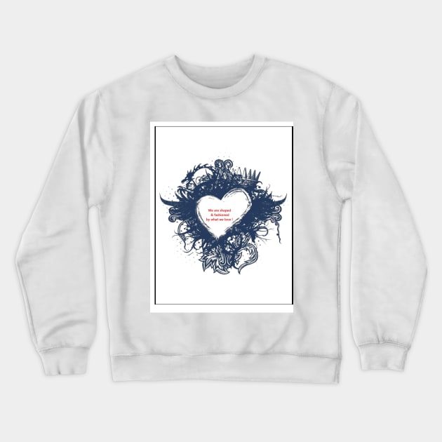 Thoughts Crewneck Sweatshirt by Gnanadev